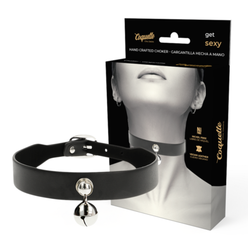 Bondage COQUETTE ACCESSORIES Chic Desire halskæde i vegan læder