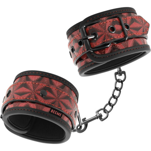 Håndjern BEGME RED EDITION Premium med neoprenforing