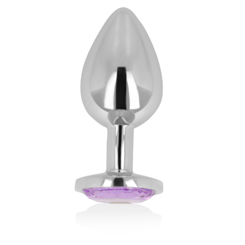 Anal Plug OHMAMA med Violet Krystal 8 cm