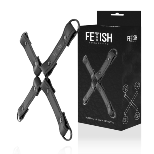 Håndjern FETISH SUBMISSIVE VEGAN LEATHER HANDCUFF UNION