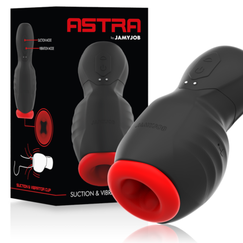 Masturbator JAMYJOB ASTRA med sugekraft og vibration