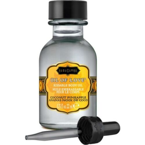KAMASUTRA Spiselig Kysseolie – Kokosnød & Ananas 22ml