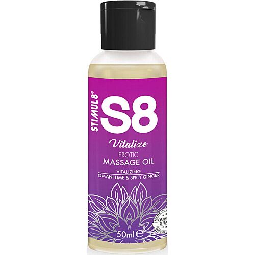 STIMUL8 S8 Vitalize Lime Massageolie 50ml