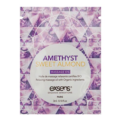 Exsens Amethyst Sød Mandel Massageolie 3ml