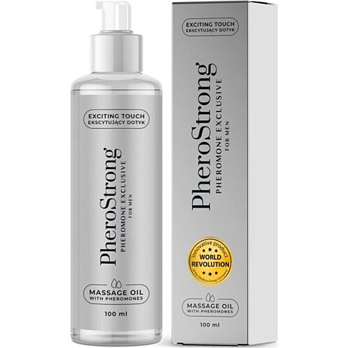 Pherostrong Massageolie med Pheromoner 100ml