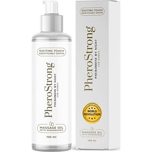 PheroStrong By Night Pheromon Massage Olie 100ml
