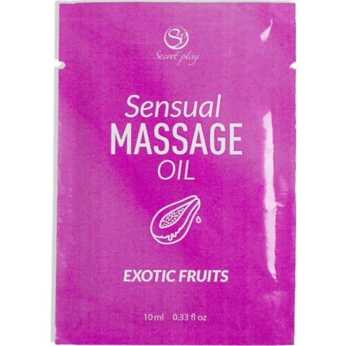 Massageolie Secretplay Eksotiske Frugter 10ml til Sensorisk Afslapning
