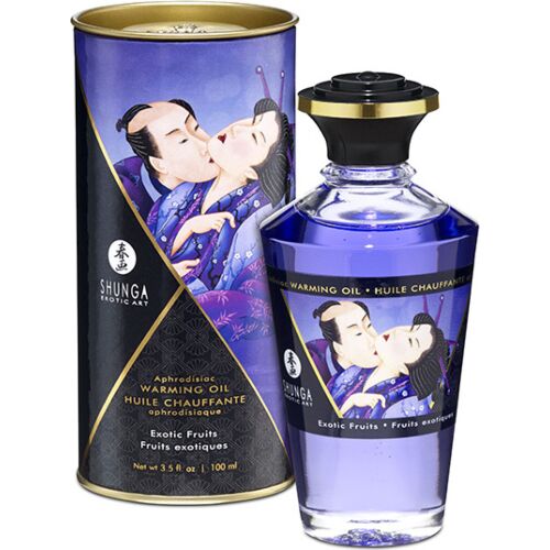 Shunga Heat-Effect Exotic Fruits Massage Olie 100ml