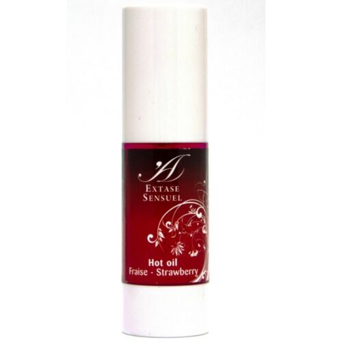 Massageolie Extase Sensual Jordbær Varmen 30 ml