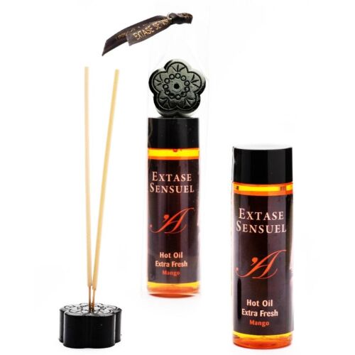 Massageolie Extase Sensual Mango med varm-kold effekt