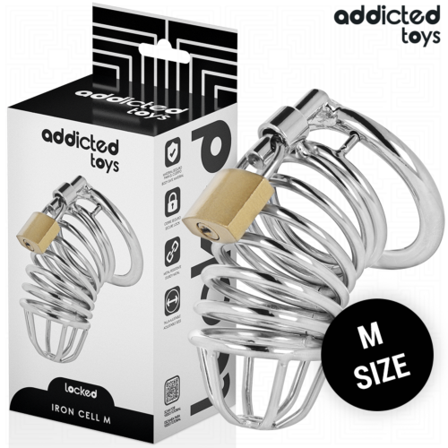 Kyskhedsbur i metal Addicted Toys Locked Iron Cell