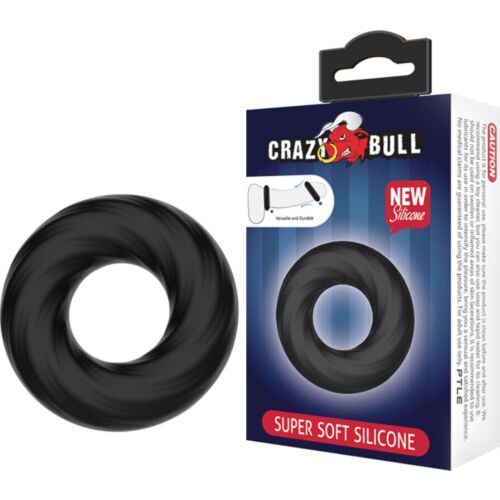 Ring Crazy Bull Spiral Silikone til Forsinket Nydelse
