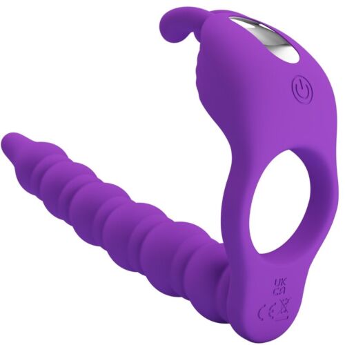 Pretty Love Blackney Penisring med Vibrator Plug
