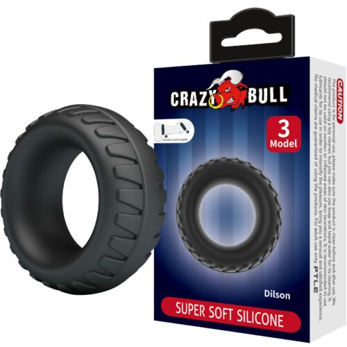 Silicone Ring Crazy Bull Dilson Model 3 med ergonomisk design