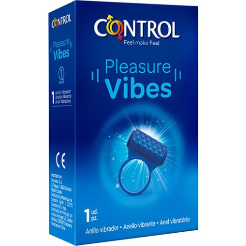 Vibrerende Ring Control Toys Pleasure Vibes til Gensidig Nydelse