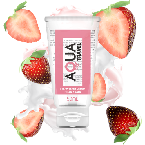 Aqua Travel Strawberry Cream Glidecreme - 50ml