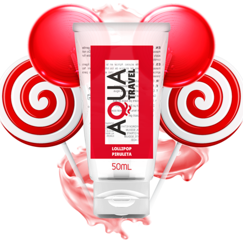 Aqua Travel Lollipop Smag Vandbaseret Glidecreme 50ml