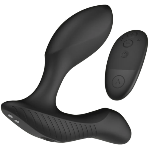 Prostatavibrator ARCWAVE Perk med dobbeltmotor og fjernbetjening, sort