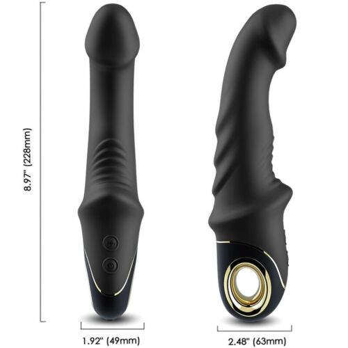 JOYBLADE Dildo med roterende vibrationer i sort
