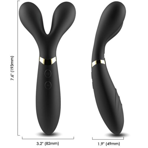 Vibrerer ARMONY Y-WAND MASSAGER & VIBRATOR med dobbelt hoved