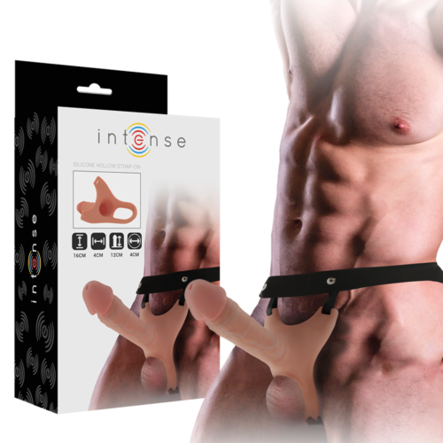 Hulsele med Silikone Dildo Intense 16 x 3,5 cm