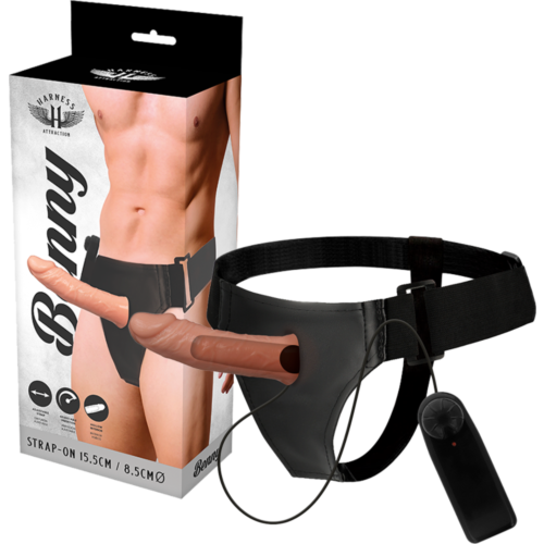 Hollow Harness Vibrator HARNESS ATTRACTION RNES 15 cm