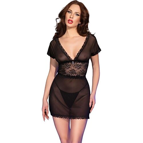 Babydoll CHILIROSE CR 4830 Transparent Tulle og Blonder