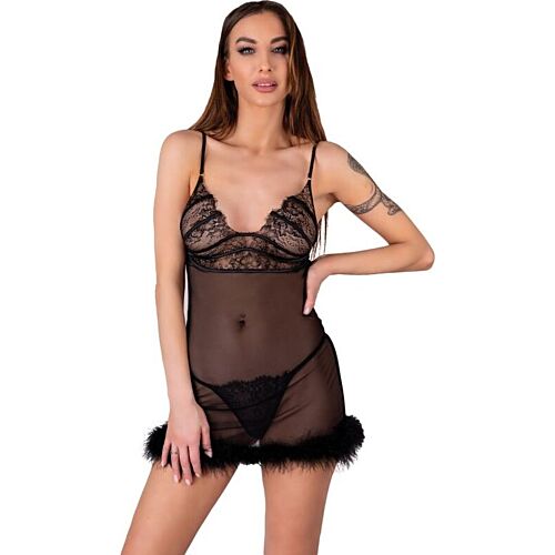 Babydoll Sæt LIVCO CORSETTI Zerunam med Tanga
