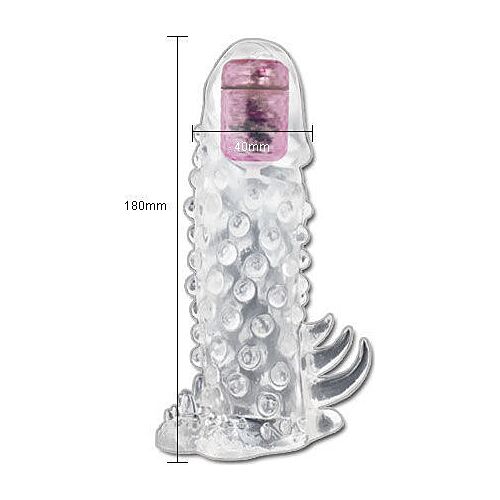 Penis Hylster BAILE FOR HIM Brave III med Vibrerende Spids