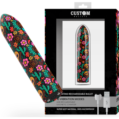 Custom Bullets Genopladelig Hoved Vibrerende Bullet