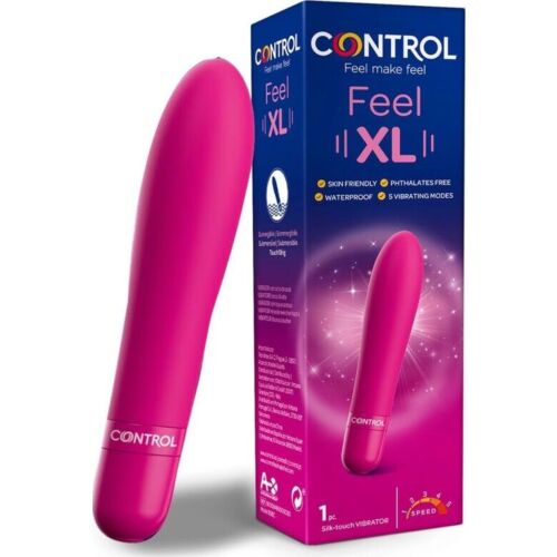 Vibrator CONTROL Feel XL 16cm | Silkeagtig berøring