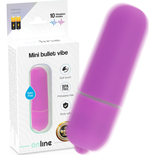 Mini Vibrator | ONLINE Mini Bullet Vibe med 10 vibrationsindstillinger