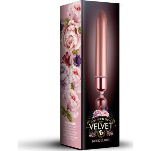 Vibrerende Bullet Rocks-Off Touch of Velvet Rose Bloom