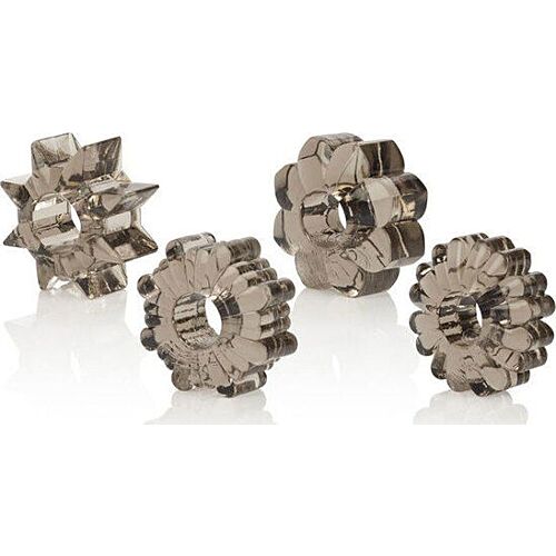 Penisring CALEXOTICS Basis Sæt 4 Forstærkere til Stimulation