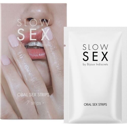 Oral Sex Strips BIJOUX SLOW SEX med Kokos Aroma
