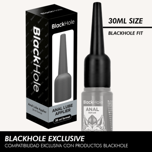 Anal Applikator BLACK HOLE S - Komfortabel og præcis påføring