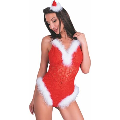 Jul Lingerie Livco Corsetti Naughty Santa Bodysuit