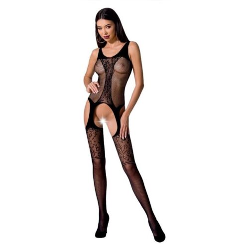 Bodystocking Passion Woman BS072 med Skridtsnit