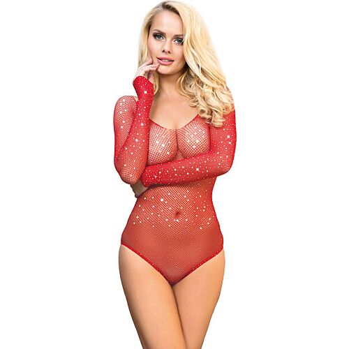 Bodystocking SUBBLIME Shiny Grill Body med Off Shoulders