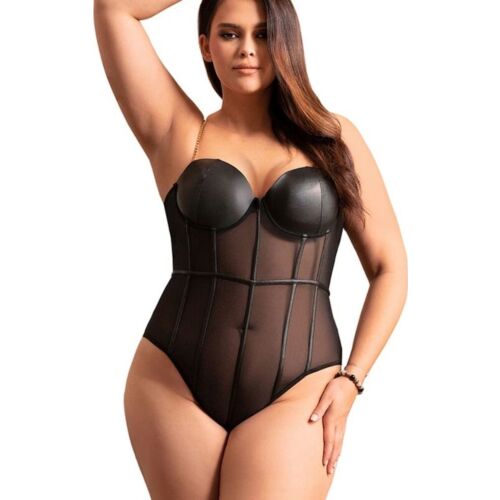 Bodysuit SUBBLIME Sort kædetrusser L/XL