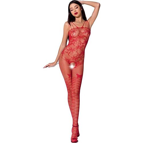 Bodystocking Passion Woman BS076 med åbning i skridtet
