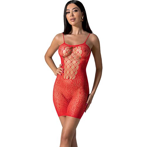 Bodystocking Passion BS096 med Sensuelt Mini-Kjole Design