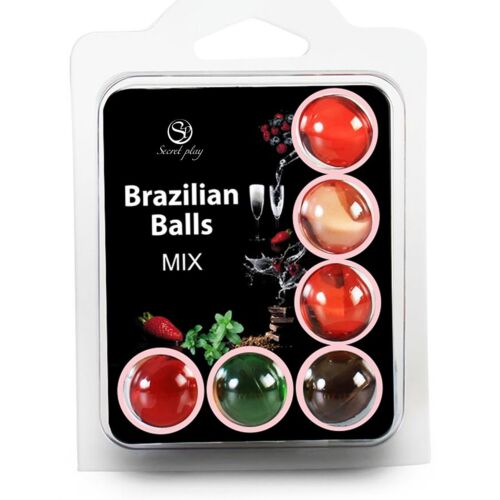 Brazilian Kugler Secretplay - 6 Hot Kugler med Frugtaroma