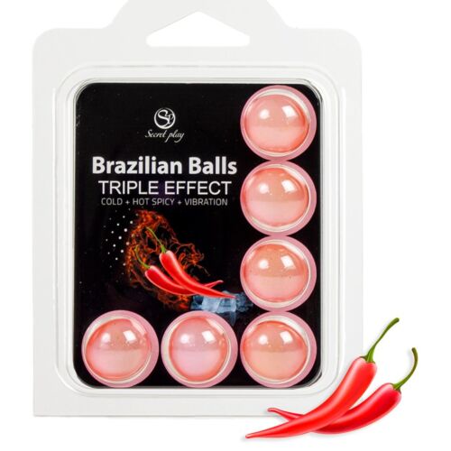 Brazilian Kugler SECRETPLAY Sæt 6 Triple Effect
