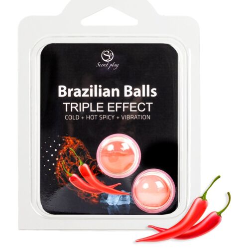 Brasilianske Kugler Secretplay Sæt med Triple Effekt