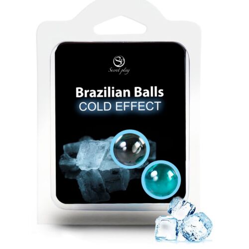 SECRETPLAY Brasilien Kold-effekt Kugler (2 pakke)