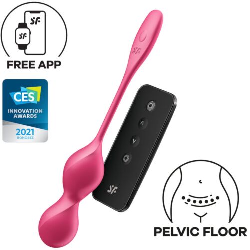 Vibrerende Kegel Bolde Satisfyer Love Birds 2 med App