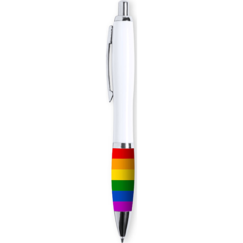 Sjove Genstande PRIDE LGBT Flag Hvid Pen
