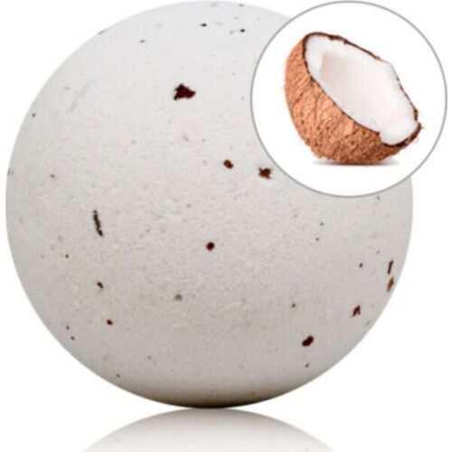 TALOKA Kokos Badebombe med Rosenblade til Afslapning