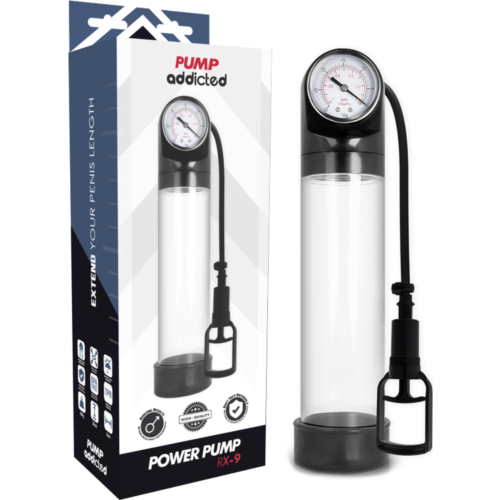 Penis Pumpe Pump Addicted RX9 med Vakuumsystem